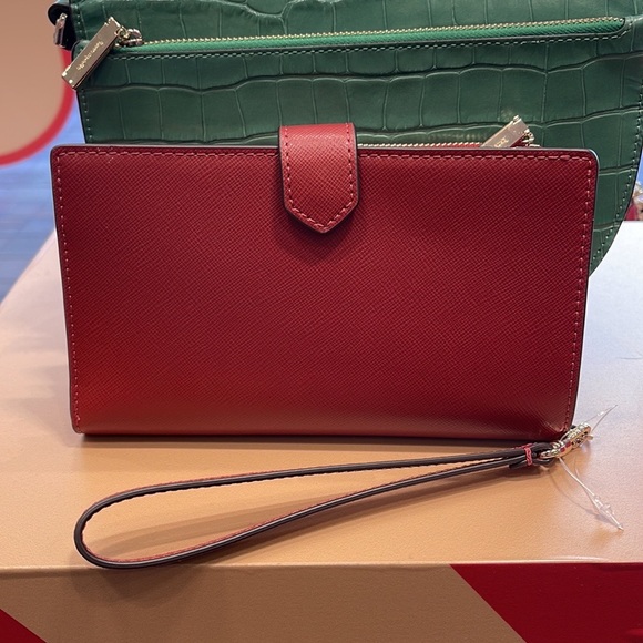 Kate Spade Staci Phone Wallet Wristlet 
Red Currant - Picture 10 of 16
